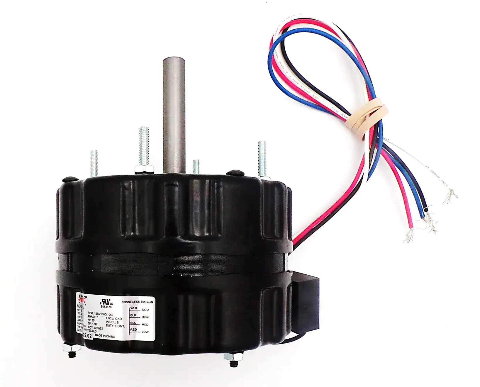 NBK-20614 MOTOR 1/8 HP 115V, 1550 RPM, 1.6 AMP