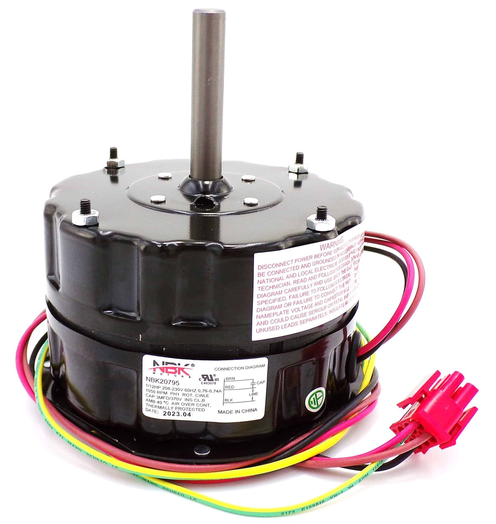 NBK-20795 CONDENSER MOTOR 208/230V 1/12 HP