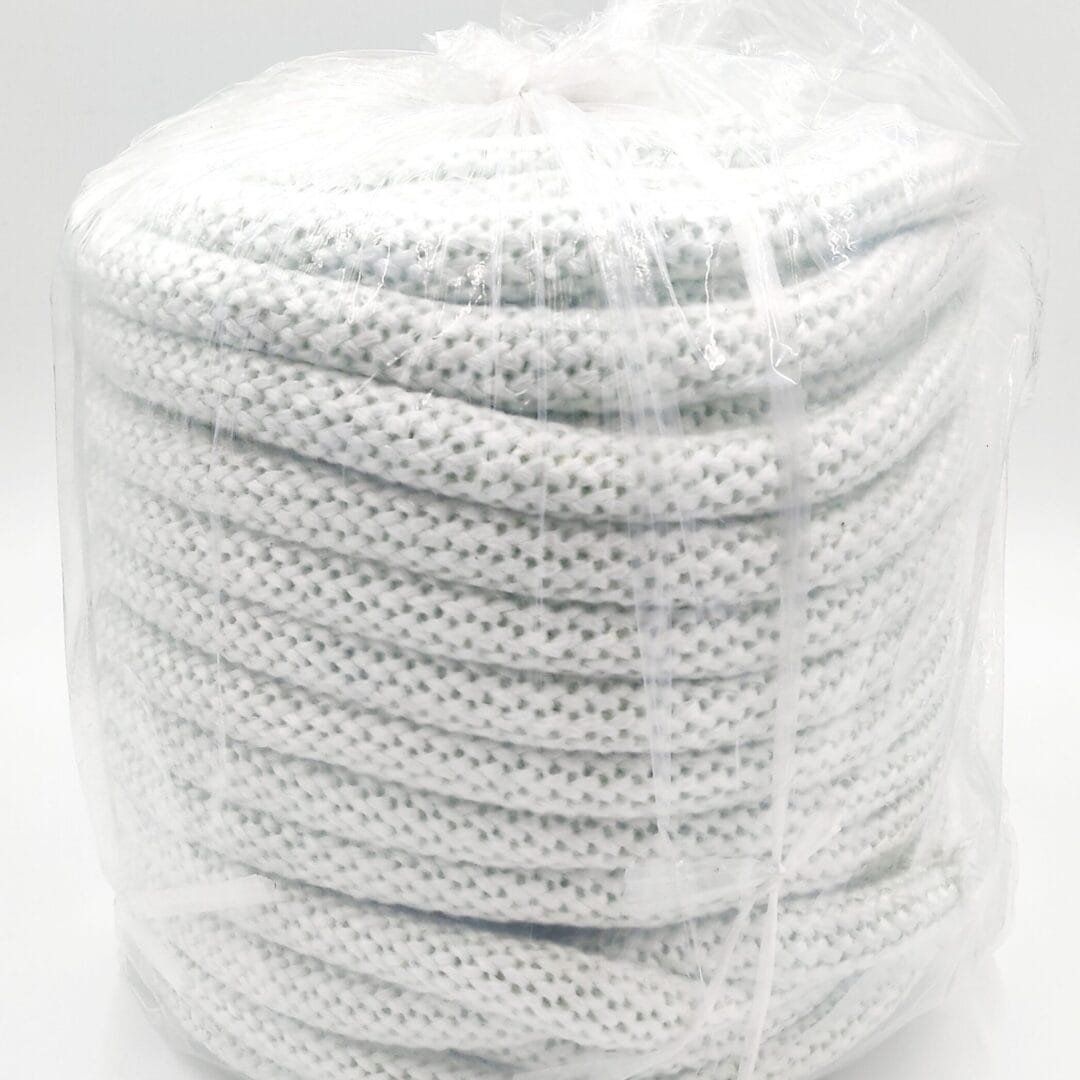 NBK-20814 ROPE GASKET, WHITE 1 INCH, SOLD IN 200 FT ROLLS