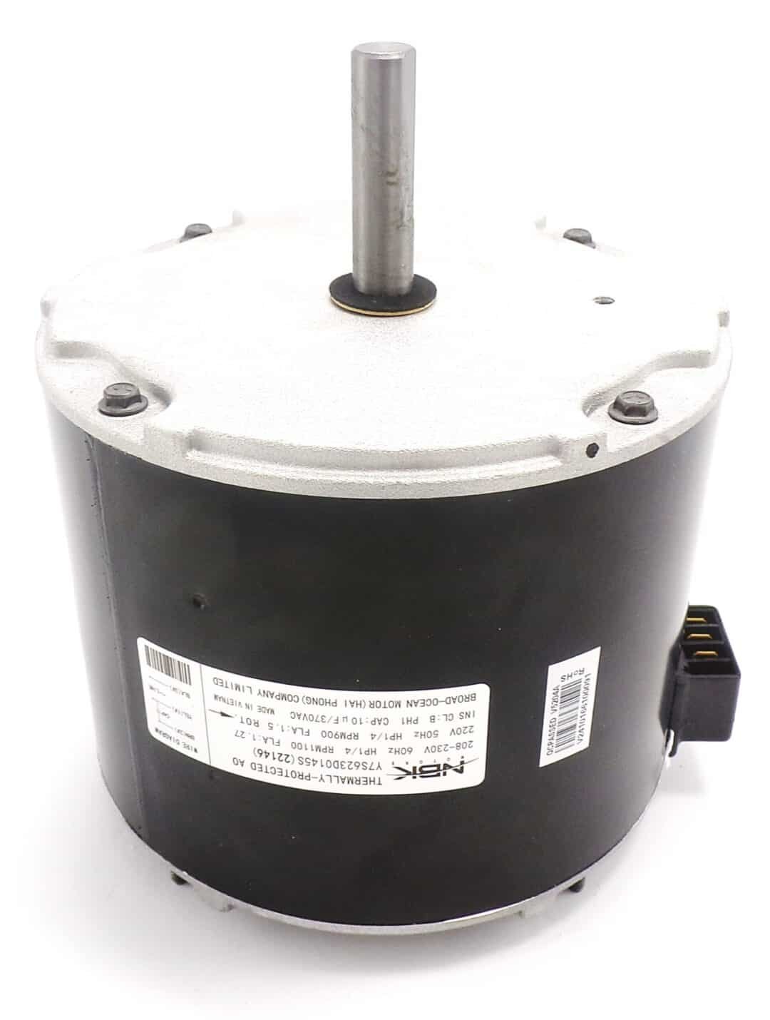 NBK-22146 CONDENSOR MOTOR 208-230/220V, 1/4 HP, 1100/900 RPM