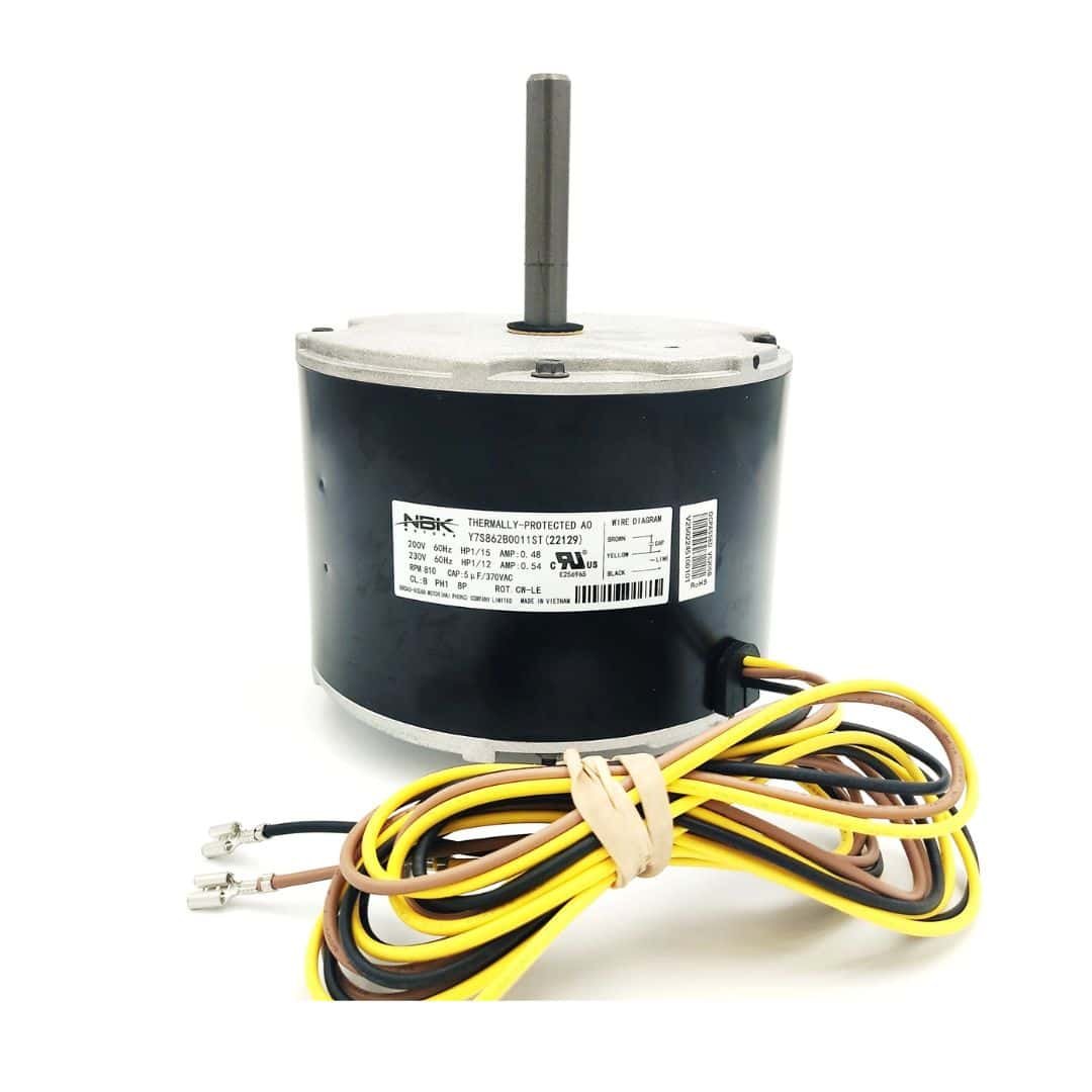 NBK-22129 CONDENSER MOTOR 208/230V, 1/12 HP, 800 RPM