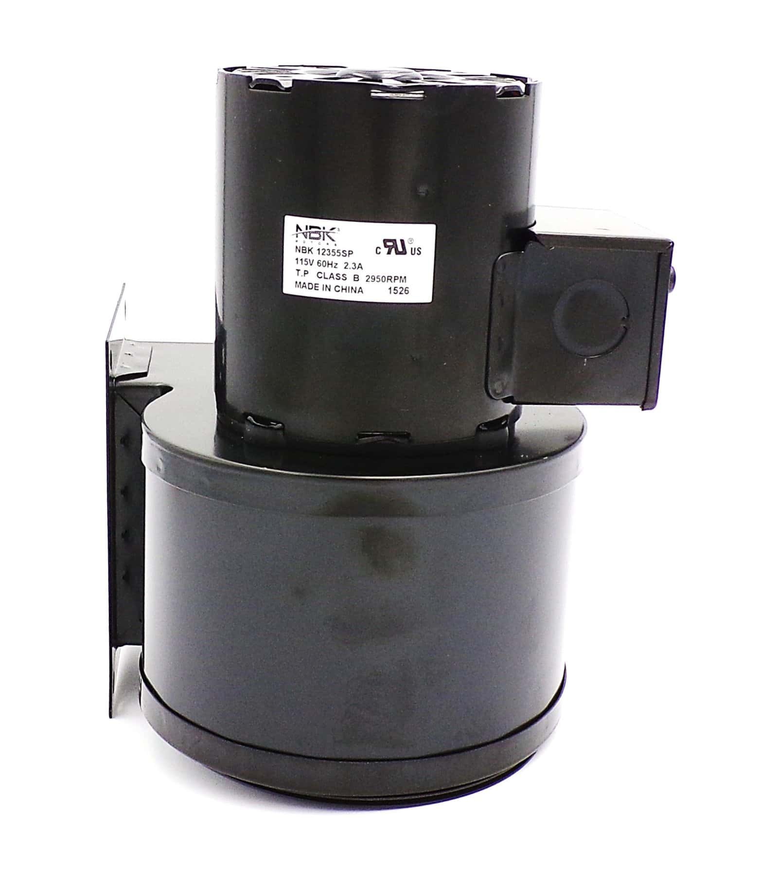 NBK-12355SP BLOWER MOTOR, S-POLE 115V, WITH WIRING BOX