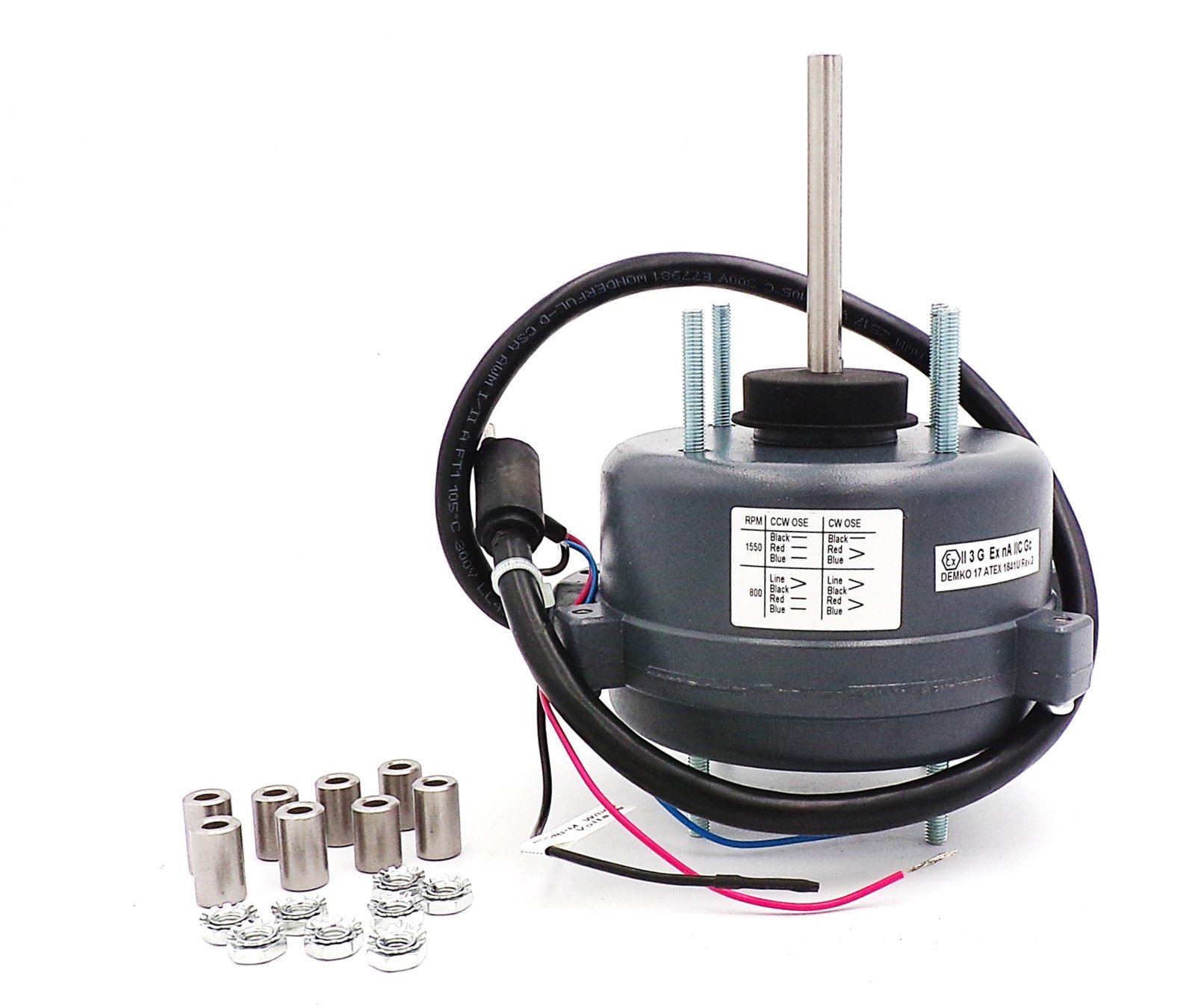 NBK-21316 ECM REFRIGERATION MOTOR 115/230V, 30-60W, 1550-800 RPM