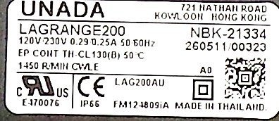 NBK-21334 ECM REFRIGERATION MOTOR 120/230V, 1450 RPM - Image 3