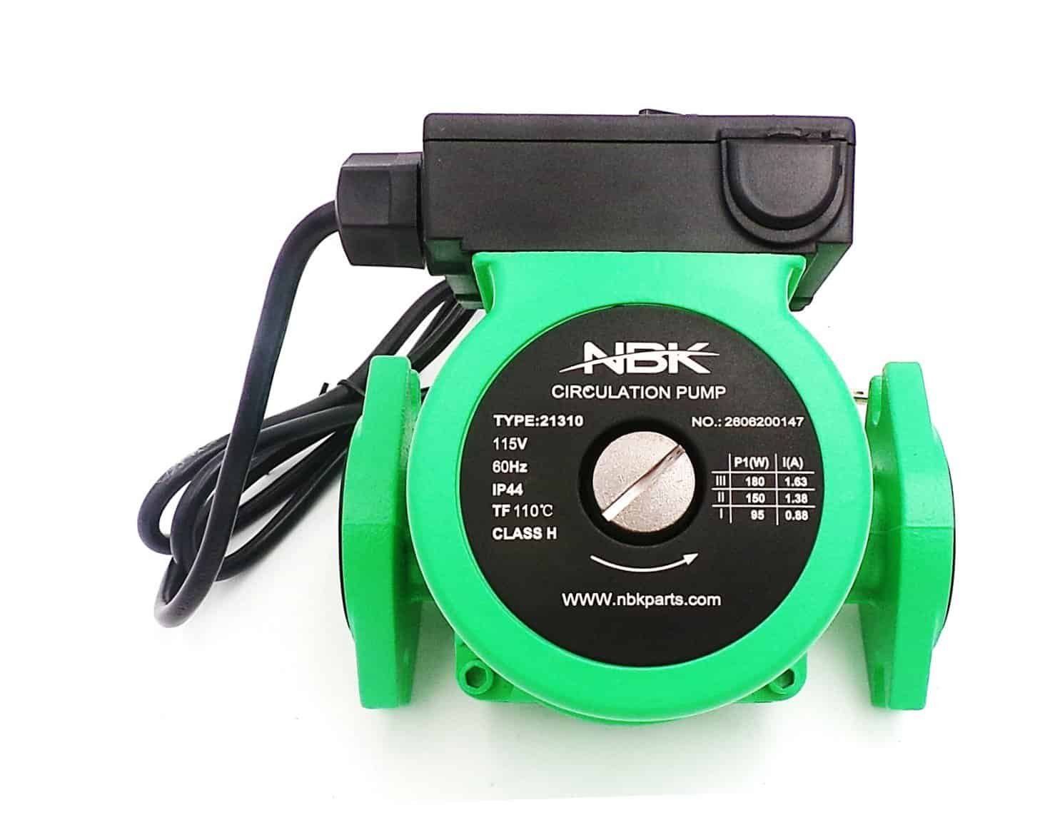 NBK-21310 CIRCULATOR PUMP, 115V, 60HZ, 1/8 HP, 180 WATTS