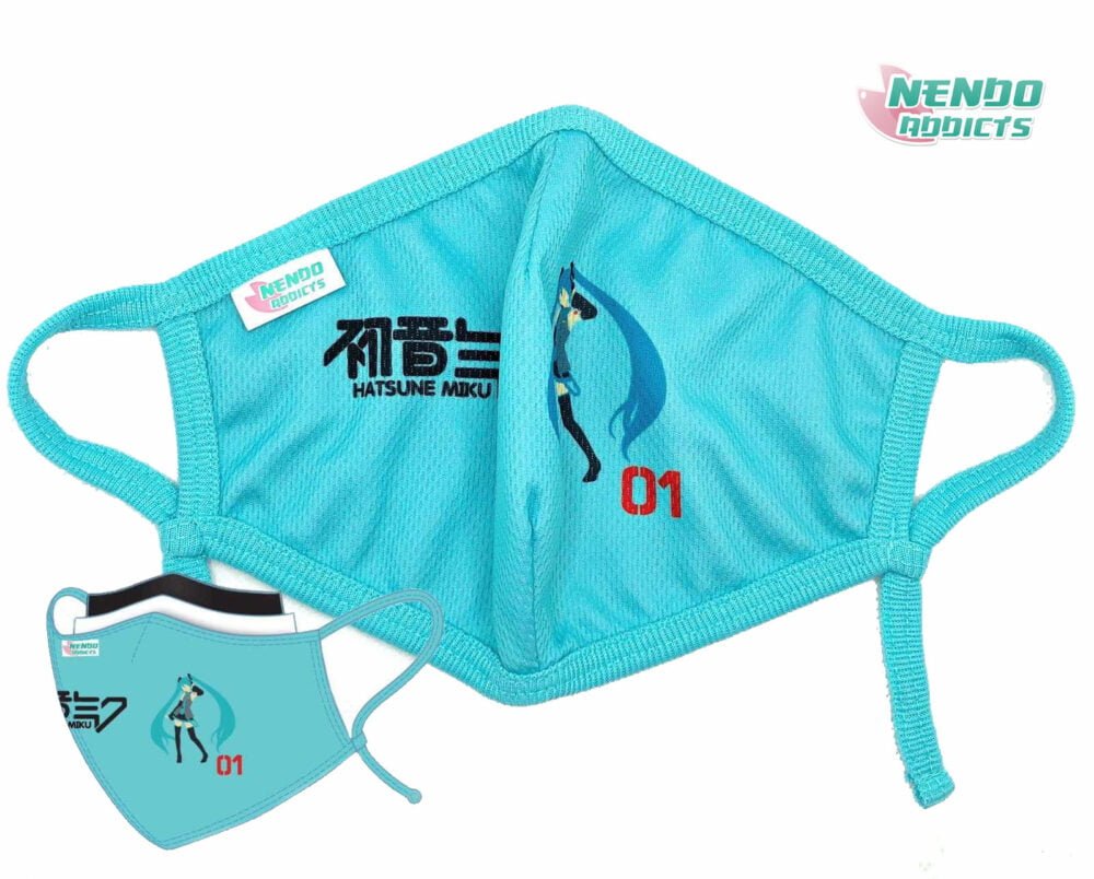 Nendo Addicts - Miku Blue Mouthmask