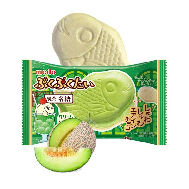 Nendo Addicts - Meito - Puku Puku Tai Melon Cream Soda Wafer