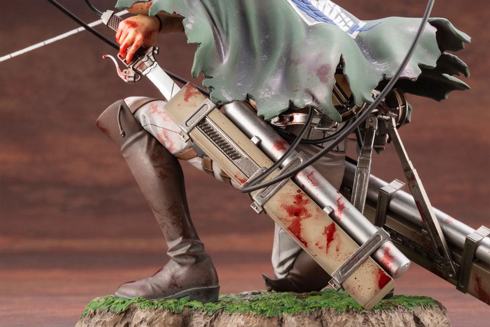 Nendo Addicts - Kotobukiya - Attack On Titan Levi Fortitude Artfxj Pose10