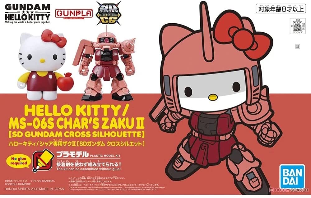 Nendo Addicts - Bandai - Cross Silhouette Hello Kitty Ms-06s Char Zaku Ii
