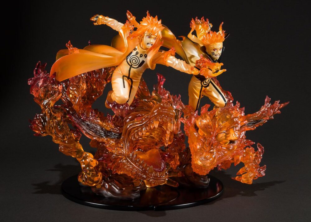 Nendo Addicts - Tamashii Nations - Minato Namikaze Kurama Kizuna Relation Figure Pose4