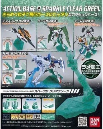 Nendo Addicts - Bandai - Gundam Action Base 2 Clear Green