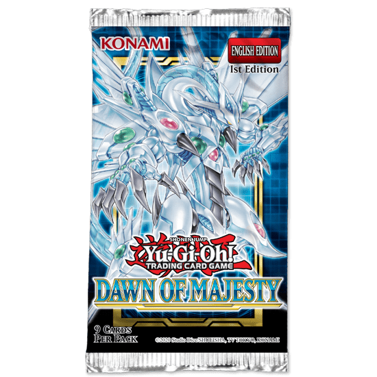 Yu-gi-oh! - Dawn Of Majesty 1st Edition Booster Pack