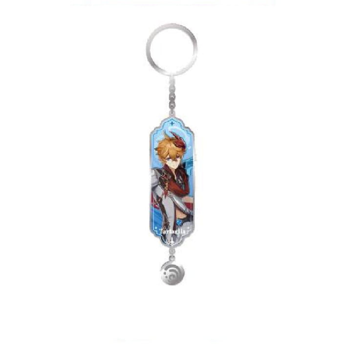 Mihoyo - Genshin Impact Character Drawing Card Metal Keychain Tartaglia Childe