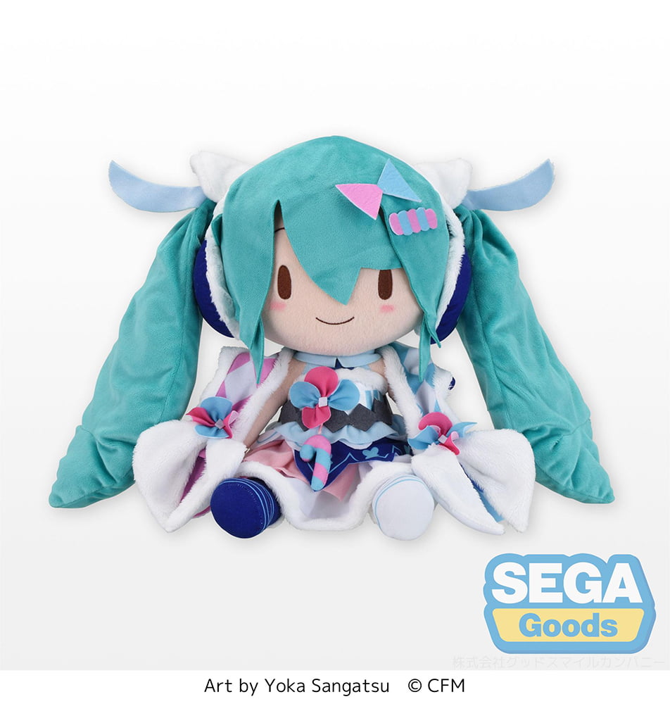 "hatsune Miku Magical Mirai 2020 Winter Festival" Fluffy Plush (l)