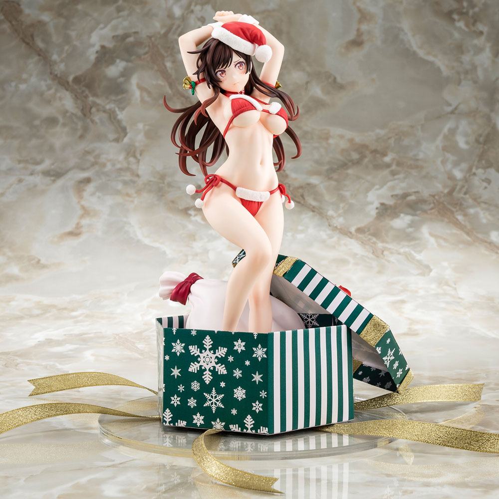 Nendo Addicts - Hakoiri Musume - Rent-a-girlfriend Mizuhara Chizuru Santa Bikini Pose7