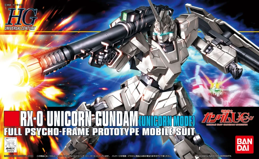 Nendo Addicts - Bandai - Hguc Rx-0 Unicorn Gundam (unicorn Mode)