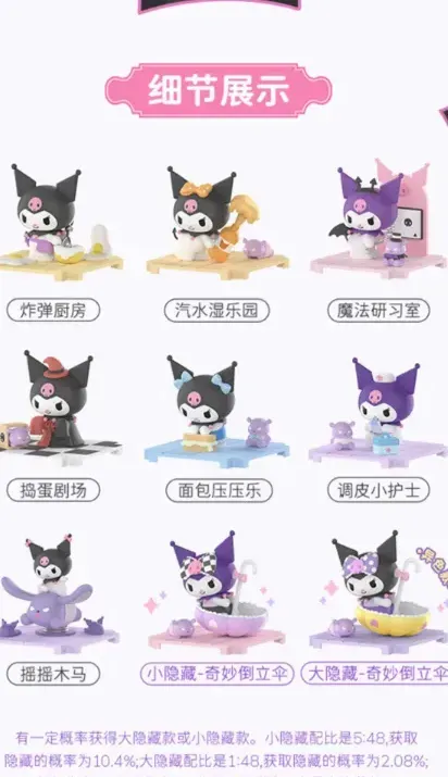 Nendo Addicts - Moetch - Kuromi Trick Or Treat Series Blind Box