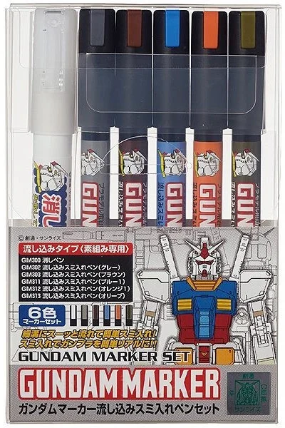 Nendo Addicts - Bandai - Gundam Marker Gms-122 Set