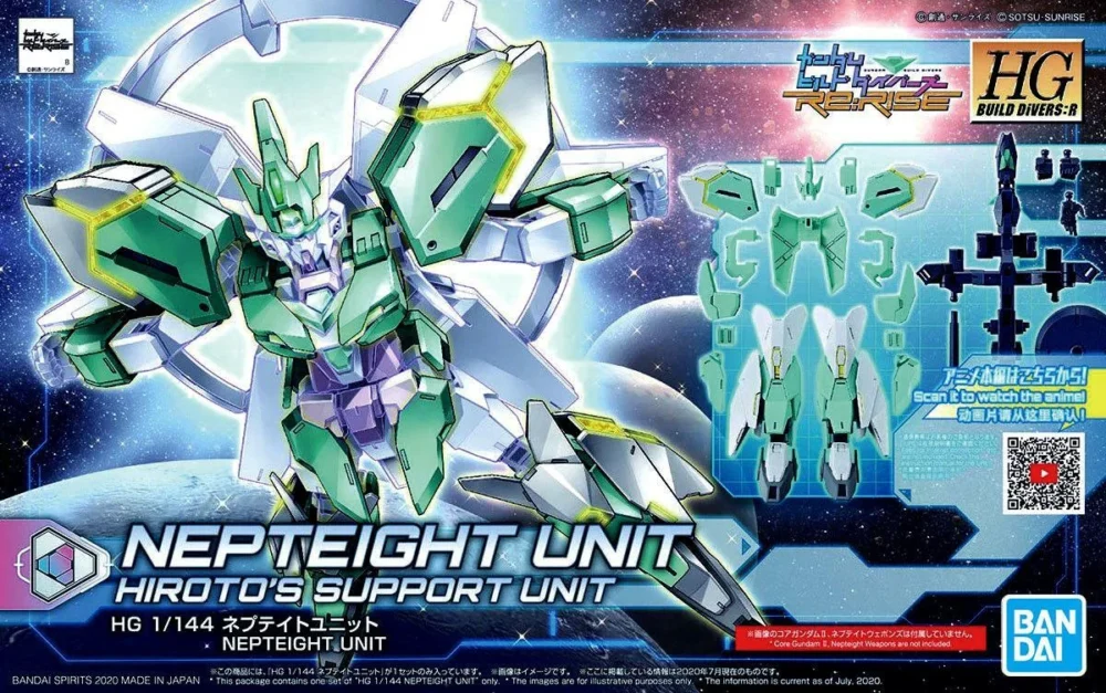 Nendo Addicts - Bandai - Mobile Suit Gundam Build Divers Nepteight Unit Hg