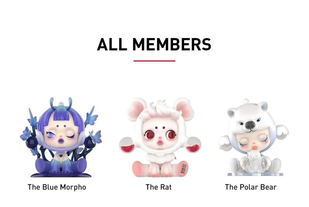 Nendo Addicts - Popmart - Skullpanda The Mare Of Animals Blind Box 2