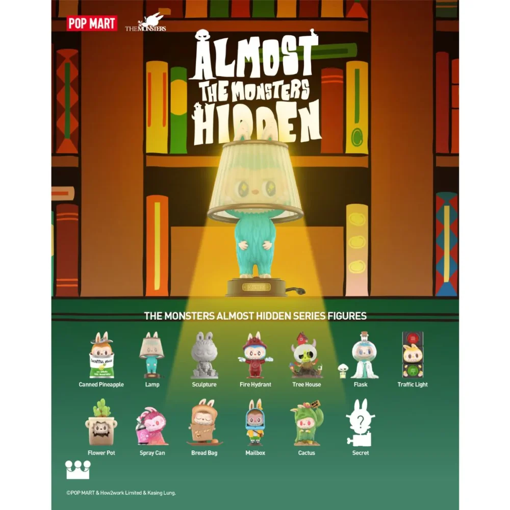 Nendo Addicts - Popmart - The Monsters Almost Hidden Series Blind Box