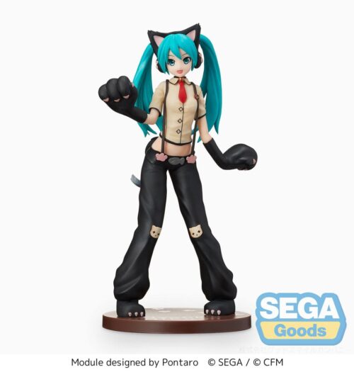 Nendo Addicts - Sega - Vocaloid Hatsune Miku Diva Arcade Future Tone Hatsune Miku Kitty Cat 23 Cm