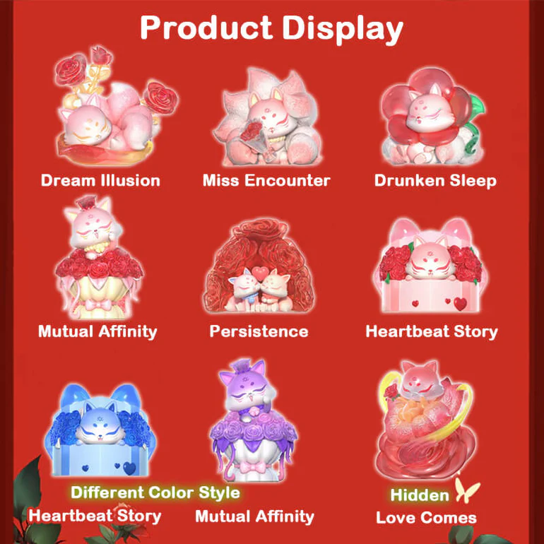 Nendo Addicts - Funism - Ancient Nine Tail Rose Fairy Blind Box