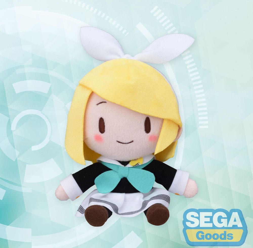 Nendo Addicts - Sega - Vocaloid Kagamine Rin Fuwa Fuwa Uniform Version 16 Cm