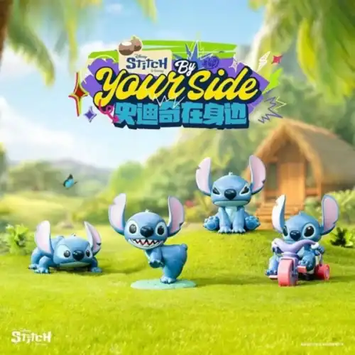 Nendo Addicts - 52toys - Stitch On The Side Clockwork Movable Blind Box