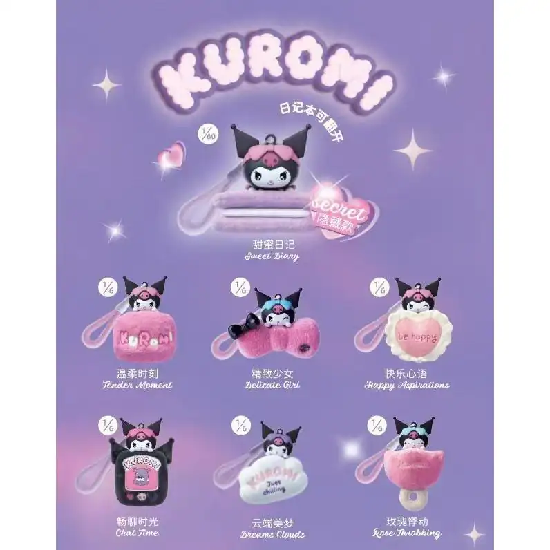 Nendo Addicts - Martube - Sanrio Kuromi Sweet Diary Aromatic Plush Blind Box 2