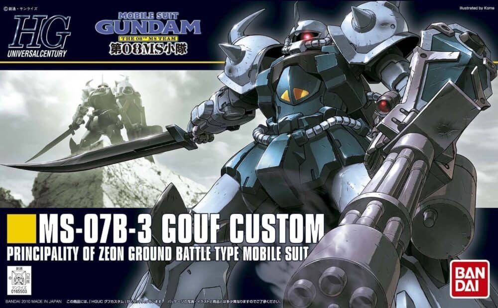 Nendo Addicts - Bandai - Mobile Suit Gundam Gouf Custom Hg