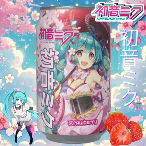 Nendo Addicts - Kawaji - Hatsune Miku Strawberry Flavor Soda