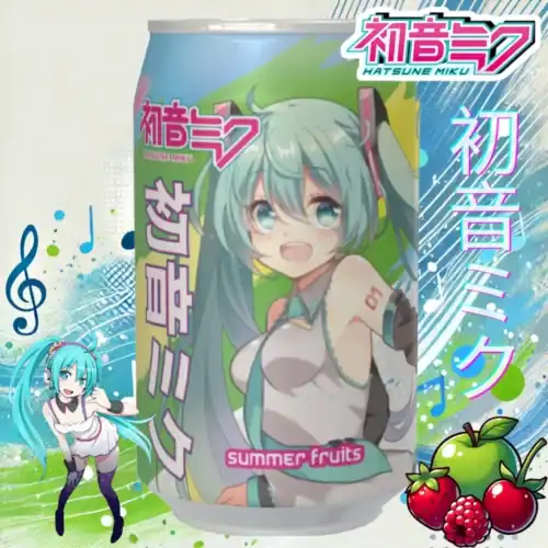 Nendo Addicts - Kawaji - Hatsune Miku Summer Fruits Flavor Soda