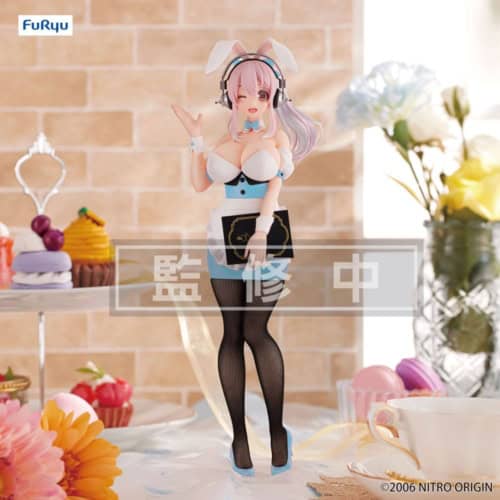 Nendo Addicts - Furyu - Super Sonico Bicute Bunnies Waitress Light Blue Color Version