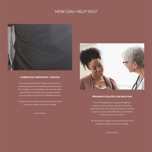 Lumbar back pain consultation at Neo Digital for sciatica relief and low back pain management.