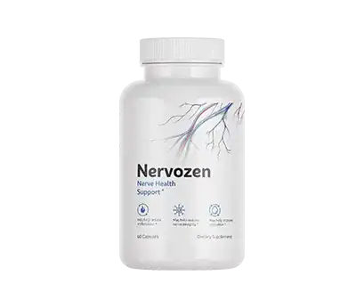 One bottle of Nervozen dietary supplement displayed representing a single supply option for daily nerve health support