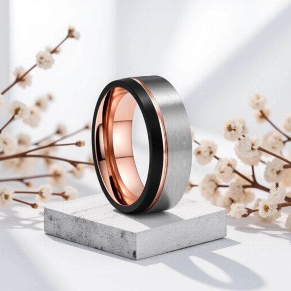 Mens standout wedding band / engagement ring
