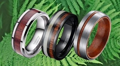 Collection of Wood Rings for Men