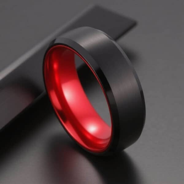 Black Promise Ring for Men