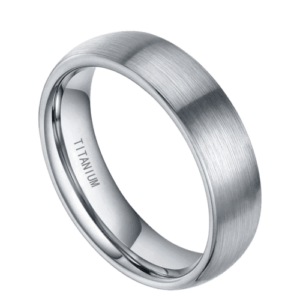 mens silver ring brushed wedding anniversary engagement band in 6mm 8mm in all sizes