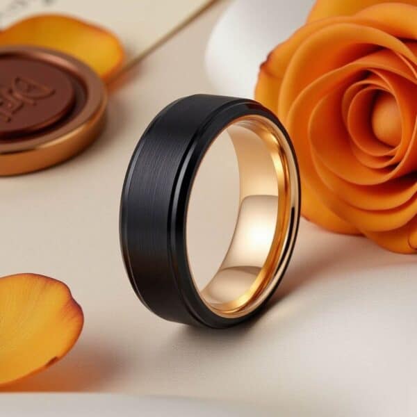 An alternative male wedding band