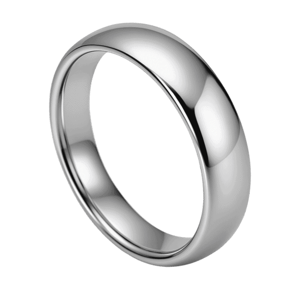 A titanium ring for him, ideal as a male wedding band or engagement ring for him.