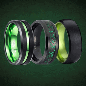 Green rings for men
