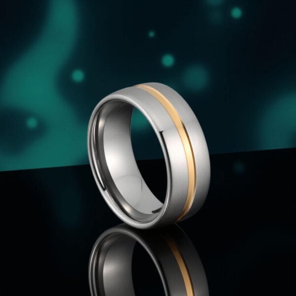 Mans Eternity Ring or Promise Band - Tungsten