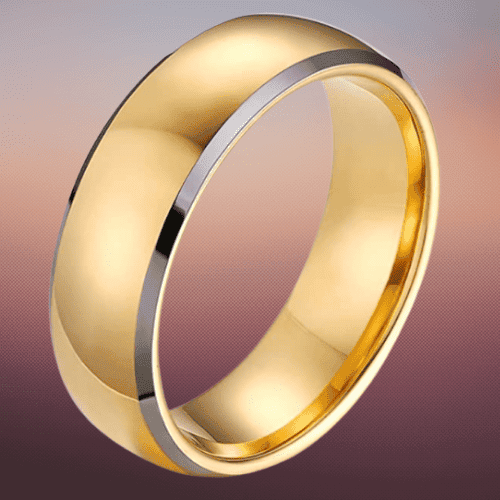 gold mens ring Darius