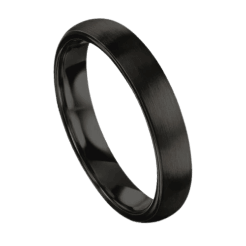 Men's Black Titanium Ring
