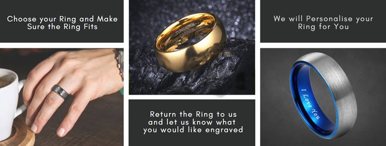 Ring Engraving with Personalised Message