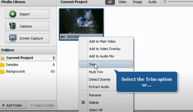 Prepare to Trim Your Video