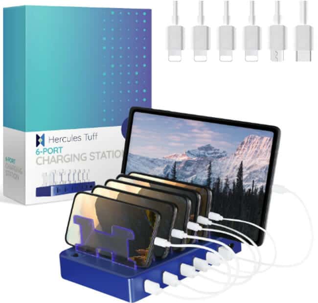 Hercules Tuff 6 USB Fast Charging Ports Station