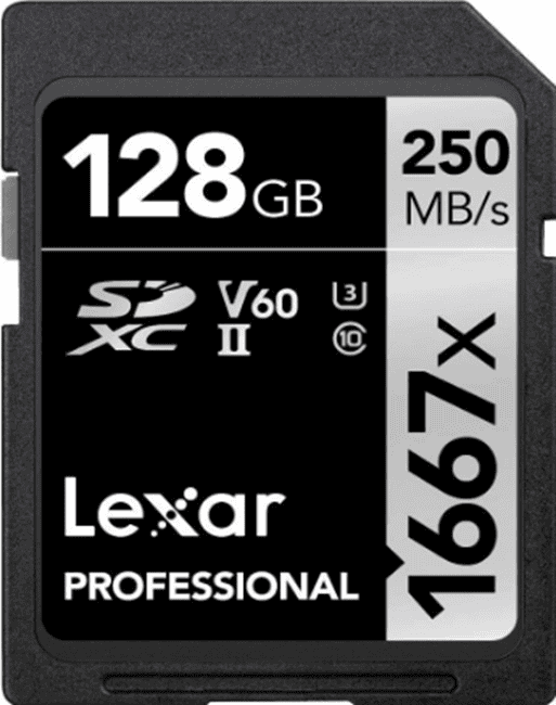 Lexar Professional 128GB SDXC UHS-II Card